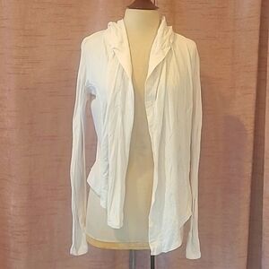 Athleta white cardigan szXXS